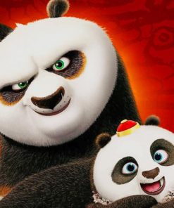 Kung Fu Panda Disney Paint By Numbers