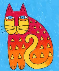 Laurel Burch Cat Paint By Numbers