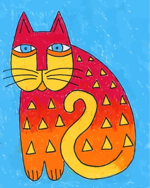 Laurel Burch Cat Paint By Numbers