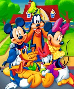 Mickey And Friends Paint By Numbers