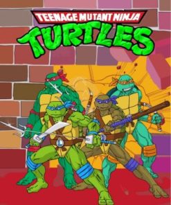 Ninja Turtles Superheroes paint by numbers