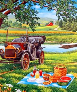 Picnic Time Paint By Numbers