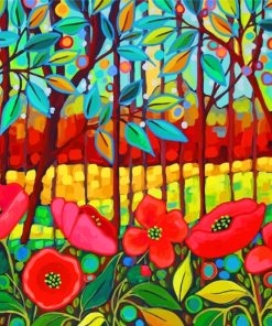 Poppies Art Paint By Numbers