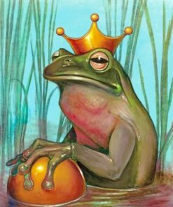 Prince Frog paint by numbers