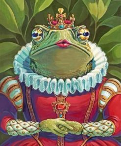 Princess Frog paint by numbers