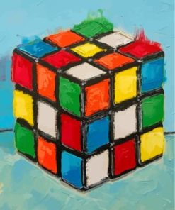 Rubiks Cube paint by numbers