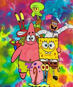 SpongBob Characters Paint By Numbers