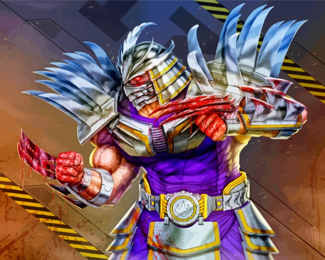 Super Shredder Paint By Numbers