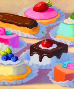 Sweet Cakes Paint By Numbers