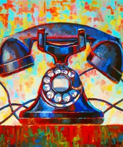 Vintage Phone Paint By Numbers