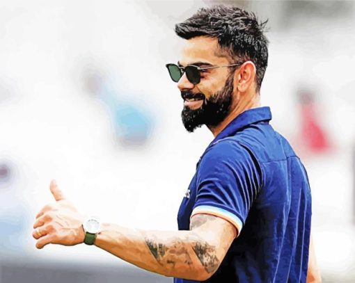 Virat Kohli Paint By Numbers