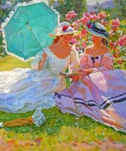 Women In Garden paint by numbers