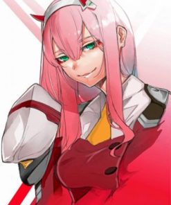 Zero Two paint by numbers