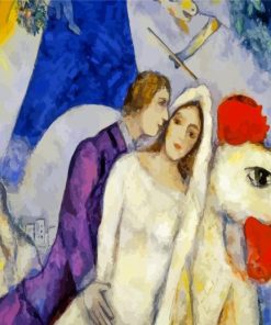 Abstract Couple Marc Chagall Paint By Numbers