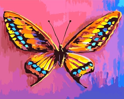 Aesthetic Butterfly Paint By Numbers