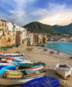 Cefalu Europe Paint By Numbers