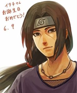 Itachi Uchiha Naruto Paint By Numbers