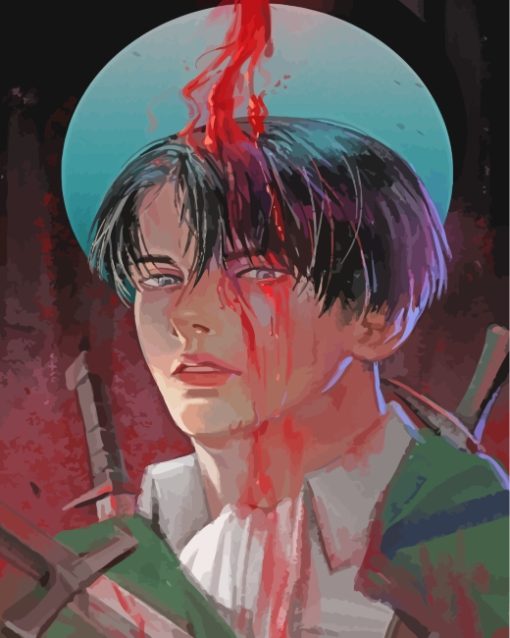 Aesthetic Levi Ackerman Paint By Numbers