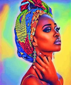 African Woman Paint By Numbers