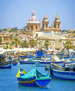 Malta Marsaxlokk Paint By Numbers