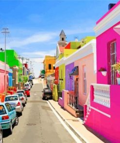 Bo Kaap Cape Town Paint By Numbers