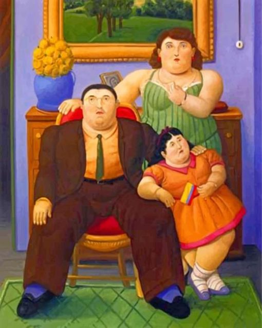 Fat Family Paint By Numbers