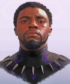 Chadwick Boseman paint by numbers