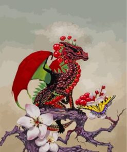 Cherry Dragon Paint By Numbers