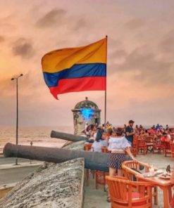 Colombia Flag paint by numbers