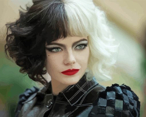 Emma Stone Cruella Paint By Numbers