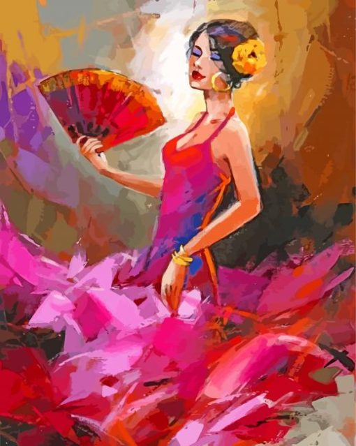 Flamenco Lady Paint By Numbers