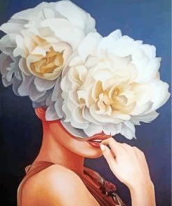 Floral Lady Paint by numbers