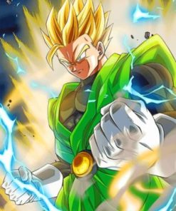 Gohan Dragon Ball Z paint by numbers