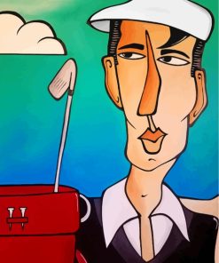 Golfer Man Paint By Numbers