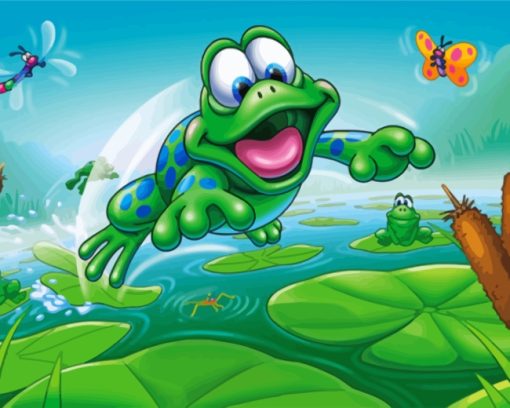 Happy Frog Paint By Numbers