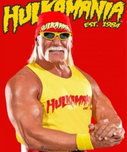 Hulk Hogan Paint By Numbers