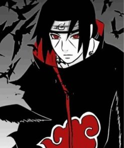 Itachi Uchiha paint by numbers