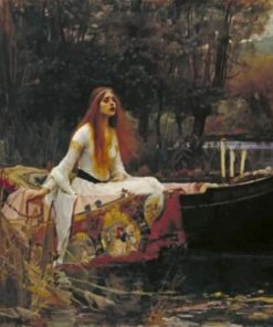 Lady of Shalott Paint By Numbers