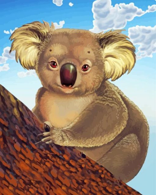 Cute Koala Paint By Numbers