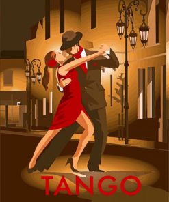 Tango Dancers Paint By Numbers