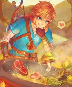 Link Breath Of The Wild Paint By Numbers