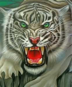 Mad Tiger Paint By Numbers