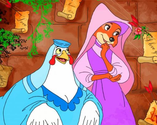 Maria And Lady Kluck Paint By Numbers