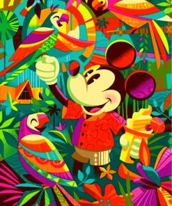 Mickey Mouse Paint By Numbers