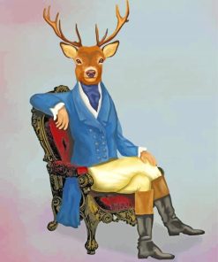 Mr Deer Paint By Numbers