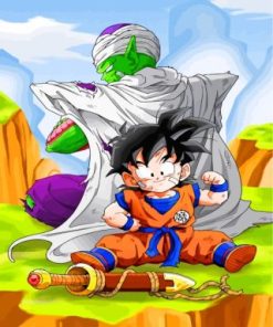 Piccolo And Gohan Paint By Numbers