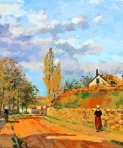 Pissarro Rue de Beaujour Paint by numbers