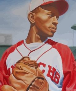 Satchel Paige paint by numbers