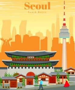 Seoul South Korea Paint By Numbers