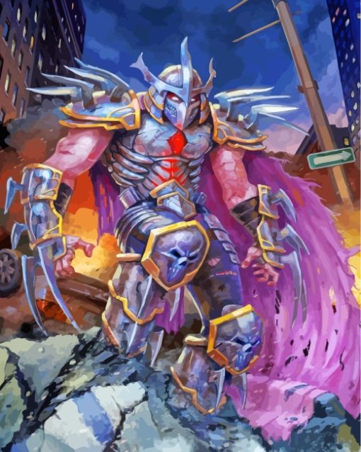 Shredder Mutants Paint By Numbers